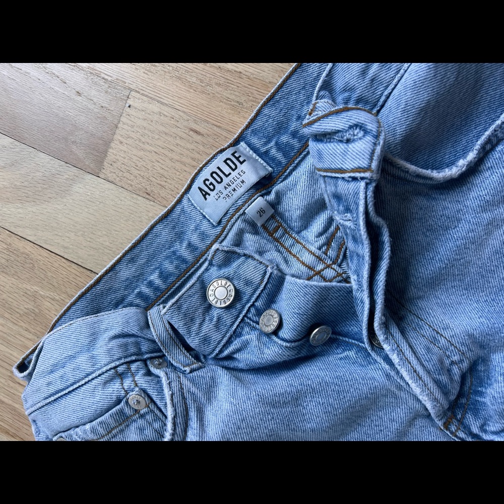 Agolde denim shorts
